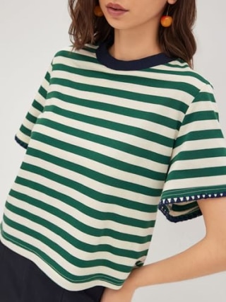 Cider Crop Boxy Crew Neck T-Shirt