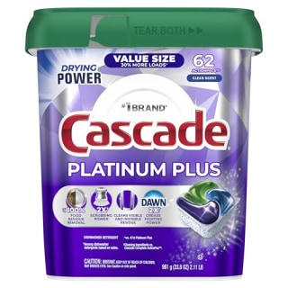 Cascade Platinum Plus Dishwasher Pods