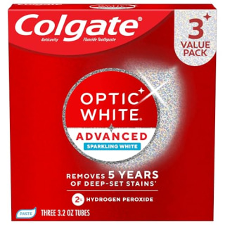 Colgate Optic White Advanced Hydrogen Peroxide Toothpaste (3-Pack)
