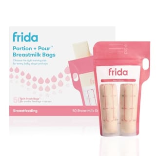 Frida Mom Portion + Pour Breastmilk Bags (50ct)