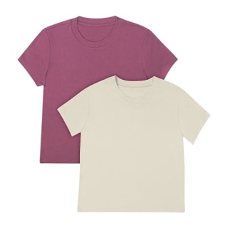 Hanes Women's Originals Baby Doll Tee (2-Pack)