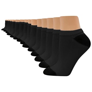 Hanes Women’s No-Show Ankle Crew Socks