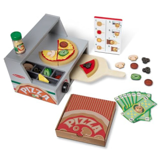 Melissa & Doug Top & Bake Wooden Pizza Counter