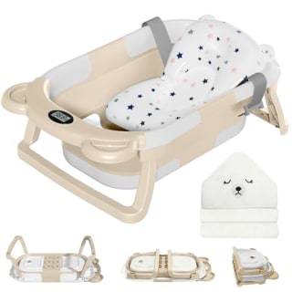 MoreFeel Collapsible Baby Bathtub Set