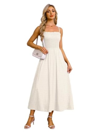 Ofeefan Smocked Maxi Dress