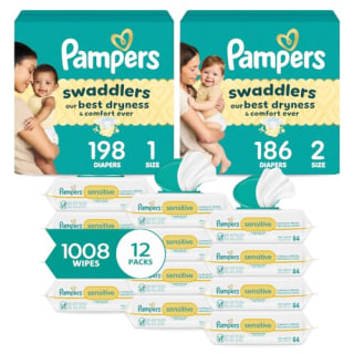 Pampers Baby Diapers and Wipes Starter Kit