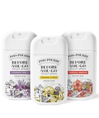 Poo-Pourri Before-You-Go Pocket Toilet Spray (3 Pack)