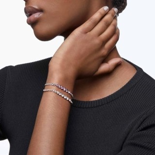 Swarovski Emily Tennis Bracelet with White Crystals