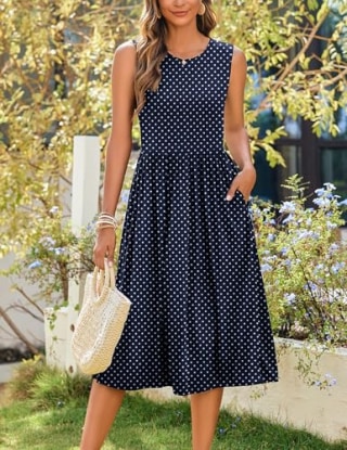 Zeagoo Sundress with Pockets 