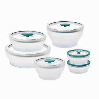Anyday 12-Piece Glass Round Dish Set