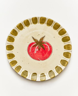 Zara Fruit Earthenware Dessert Plate