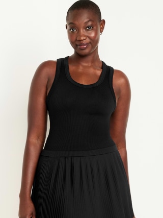Old Navy Exhale Seamless Fitted Rib Tank