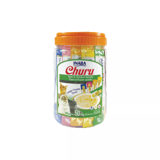 Inaba Churu Puree Lickable Cat Treat Variety Pack 