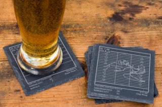 Kansas City Chiefs Greatest Plays Slate Coasters