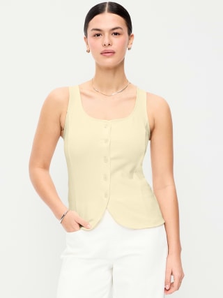 Old Navy Sleeveless Button-Down Top