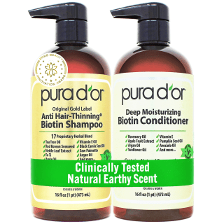 Pura D'Or Anti-Thinning Biotin Shampoo and Conditioner 