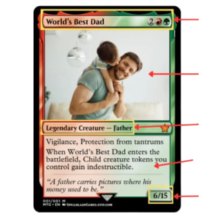 Spellblade Games Custom MTG Style Trading Card