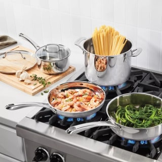 Cuisinart Classic Stainless Steel Cookware Set (10 Piece)