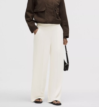Lululemon Softstreme Pintuck High-Rise Wide-Leg Pant