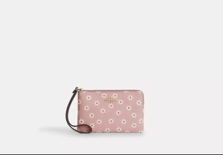 Coach Corner Zip Wristlet