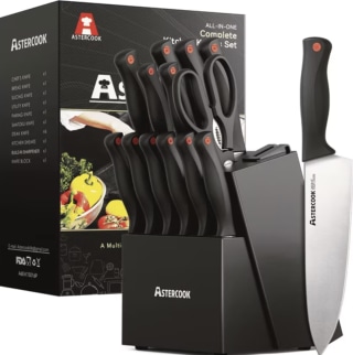 Astercook 14-Piece Kitchen Knife Set