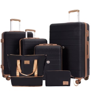 Travelhouse 6 Piece Hardshell Luggage Set