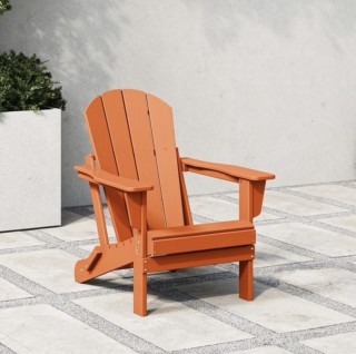 WestinTrends Malibu Outdoor Folding Adirondack Deck Chair