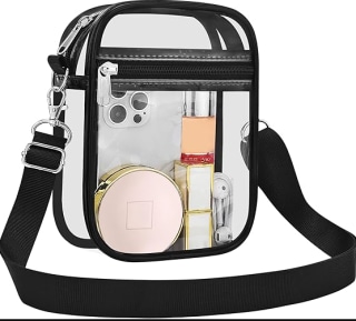 Uspeclare Clear Stadium Crossbody Purse