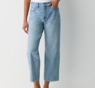 Denim Forum The Farrah Hi-Rise Wide Ankle Jean