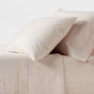Threshold 250 Thread Count Organic Percale Sheet Set