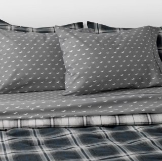 The Hollister Collection at Target Percale Seagull Sheet Set Gray