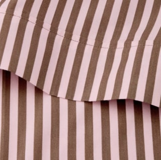 The Hollister Collection at Target Percale Stripe Sheet Set Pink/Brown