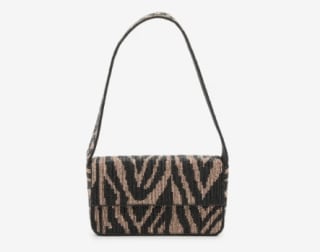 Kelly & Katie Zebra Beaded Shoulder Bag
