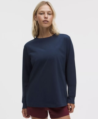 Lululemon All Yours Organic Cotton Long-Sleeve Shirt