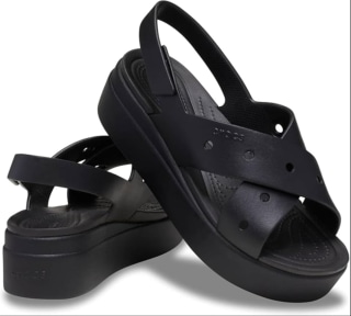 Crocs Womens Brooklyn 4U Low Wedges