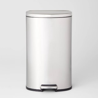 Brightroom D-Shape Step Trash Can 