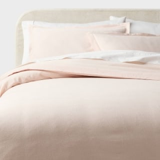 Threshold Casual Textured Cotton Duvet Cover and Sham Set