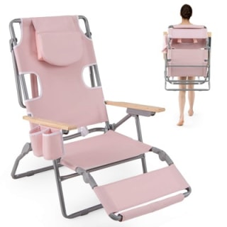 Costway 3-IN-1 Foldable Beach Chair