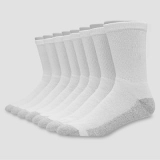 Hanes Men's Red Label Crew Socks (8 Pack)