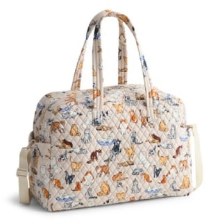 Vera Bradley Outlet Cotton Large Weekender Travel Bag
