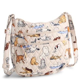 Vera Bradley Outlet Cotton Trio Zip Hipster Crossbody Bag