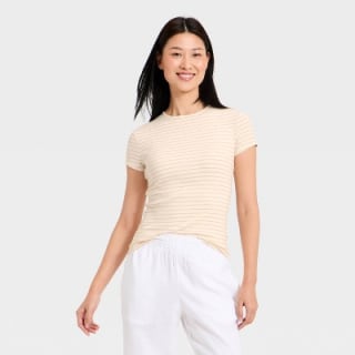 A New Day Modern Ribbed T-Shirt
