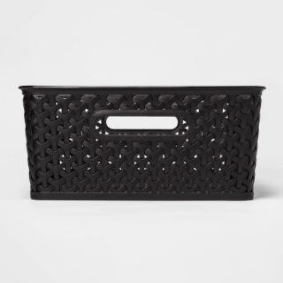 Brightroom Y-Weave Medium Decorative Storage Basket 