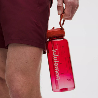 Lululemon Back to Life Clear Bottle 32oz Straw Lid