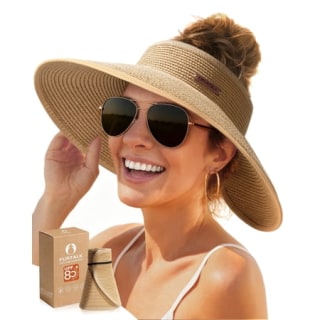 Furtalk Wide Brim Beach Hat