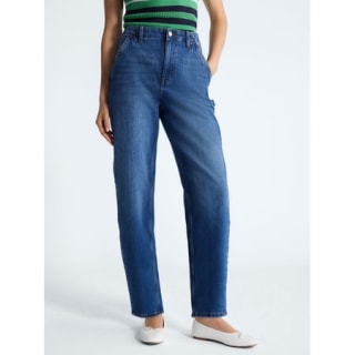Free Assembly High Rise Cropped Carpenter Barrel Jeans 26" 