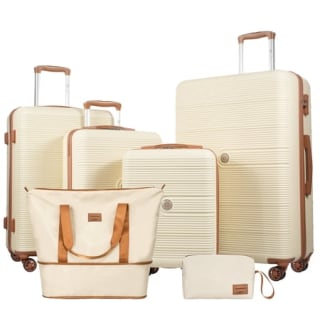 Travelhouse 6 Piece Hardshell Luggage Set
