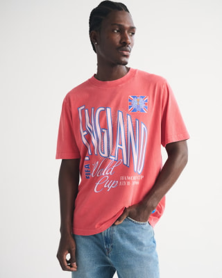 Abercrombie England Football Graphic Tee