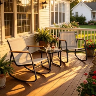 Lofka All Weather Patio Furniture Set (3 Piece)