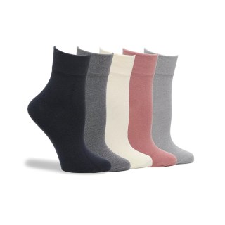 Crown Vintage Solid Women's Ankle Socks (5 Pack)